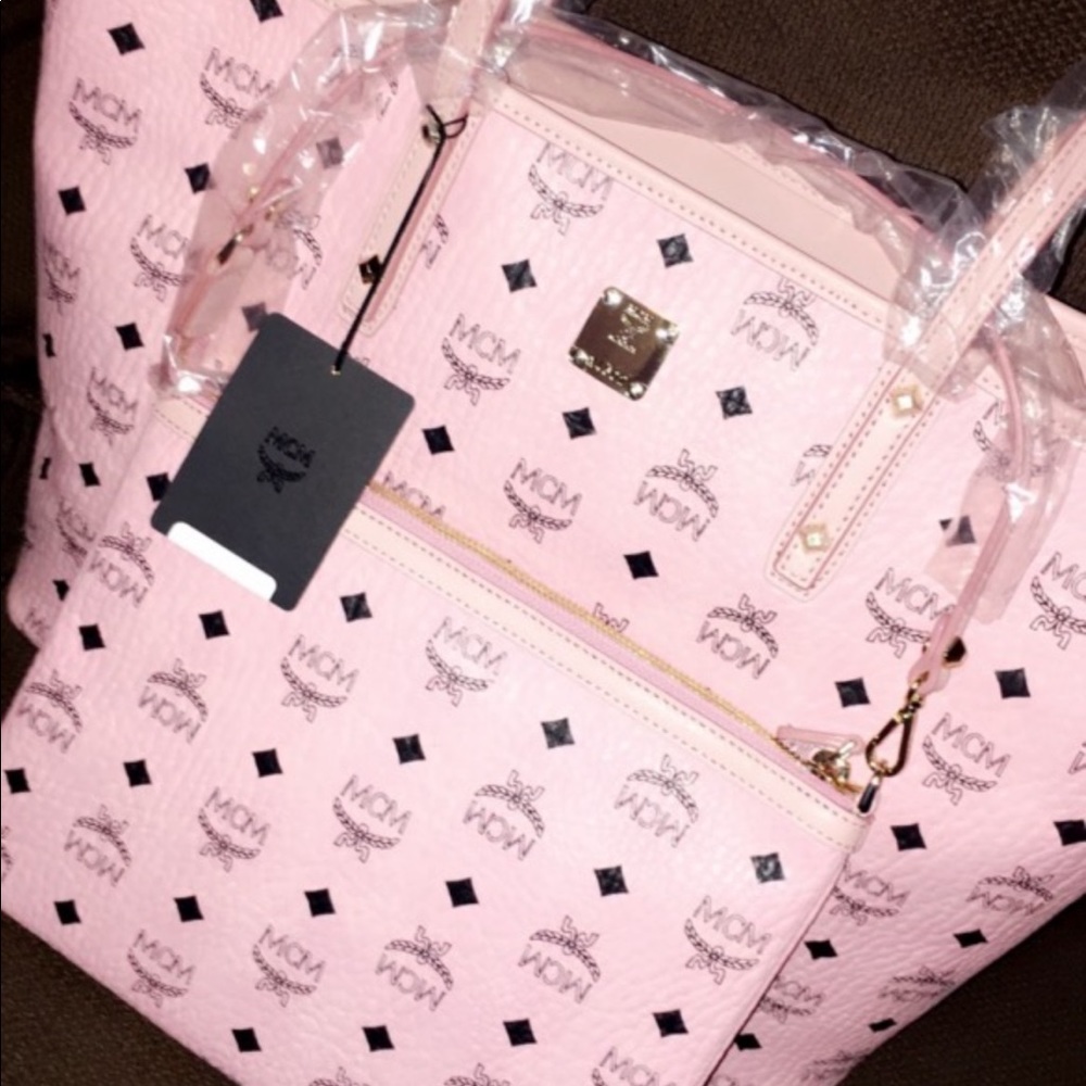 Authentic MCM Tote 2 piece set